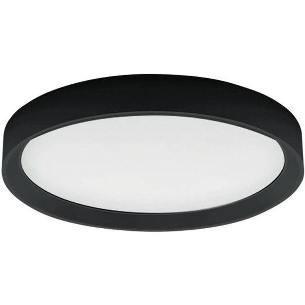 LED-Deckenleuchte Tara R, Ø 50,7 cm, schwarz, Alu, 3.000 K