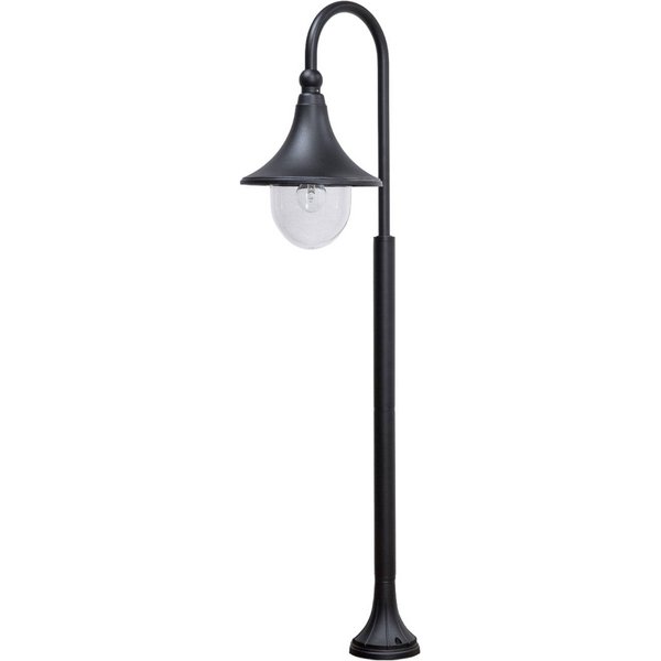 Lindby Wegeleuchte Daphne, 120 cm, schwarz, Metall, E27