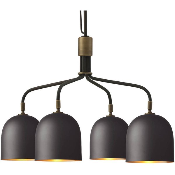 GUBI Kronleuchter Howard 4-flammig Ø 66 cm gunmetal