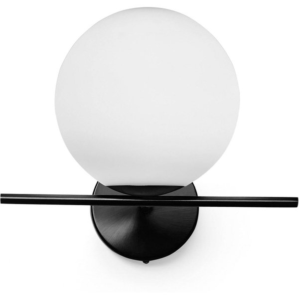 Wandleuchte Jugen, schwarz, einflammig