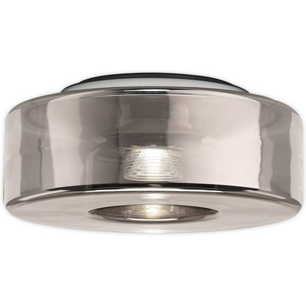serien.lighting Curling S Decke 2.700K Glas silber