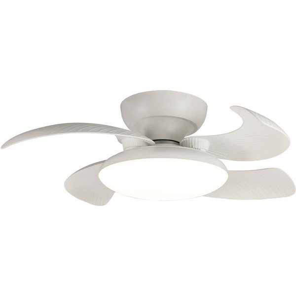 LED-Deckenventilator Aloha weiß DC-Motor leise Ø 90 cm CCT