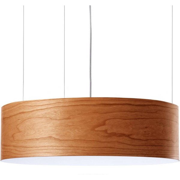 LZF Gea Slim LED-Hängelampe 0-10V dim, kirschbaum