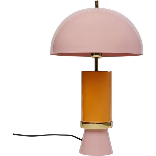 KARE Tischleuchte Josy, pink/orange, Stahl, Höhe 51 cm