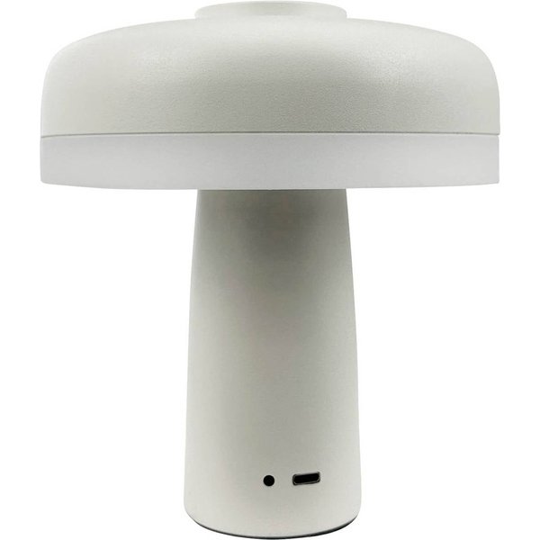 Dyberg Larsen LED-Akku-Tischlampe Porter, weiß, Höhe 16 cm
