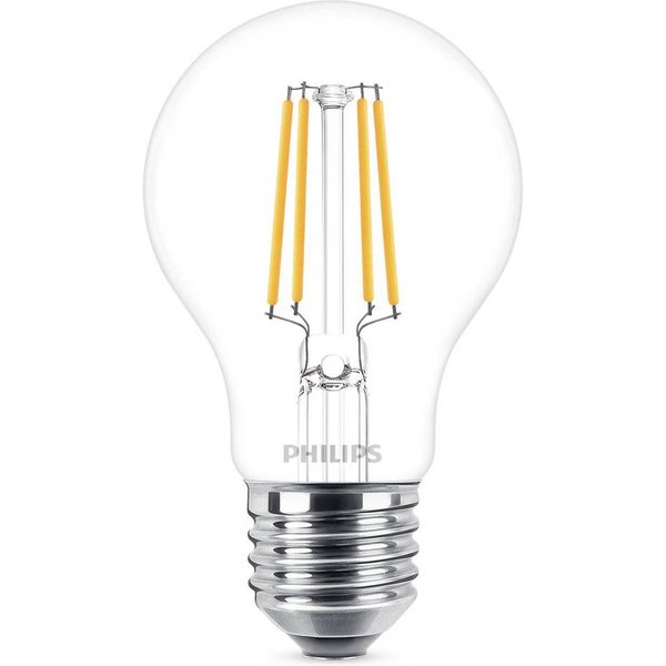 Philips LED-Lampe E27 4,3W 2.700K Filament 2er