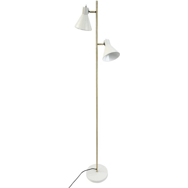 Dyberg Larsen Stehlampe Sleep, kittweiß, Höhe 165 cm, Stahl
