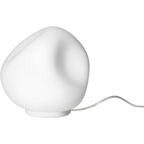 Foscarini Tischleuchte Hoba Midi, Ø 19 cm, ein/aus, Glas