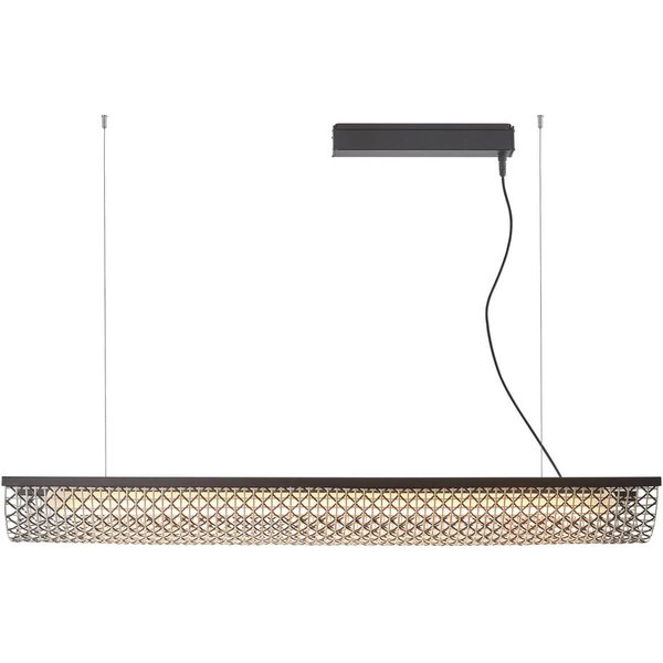 Bover LED-Hängelampe Nans Balis S/140, braun/braun, 140 cm