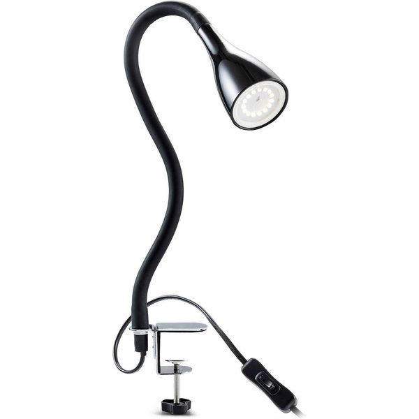 Klemmleuchte Lauri, schwarz, 3-step-dim, GU10 LED 3.000 K