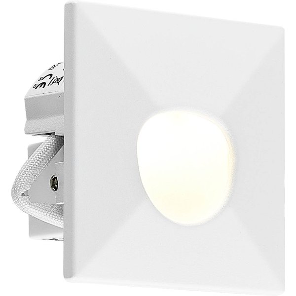 Molto Luce LED-Einbaulampe Wall 68 R Sina IP44 SQ, weiß, CCT
