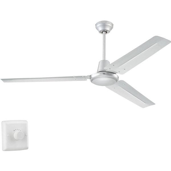 Westinghouse Deckenventilator Industrial silber leise 142 cm