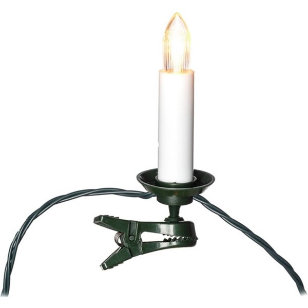 LED-Lichterkette Topbirnen IP20 amber 25-flammig
