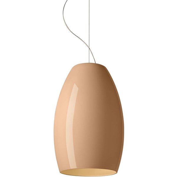 Foscarini Hängeleuchte Buds 1, cipria, E27, Abhängung 350 cm