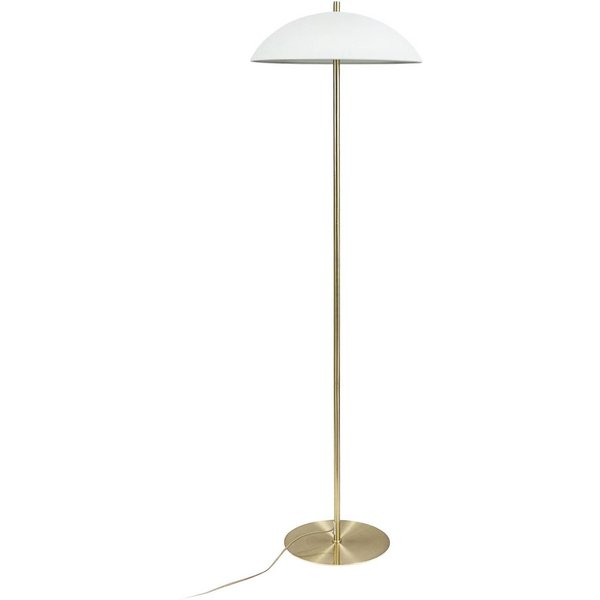 Dyberg Larsen Stehleuchte Globus, Höhe 150 cm, beige/messing