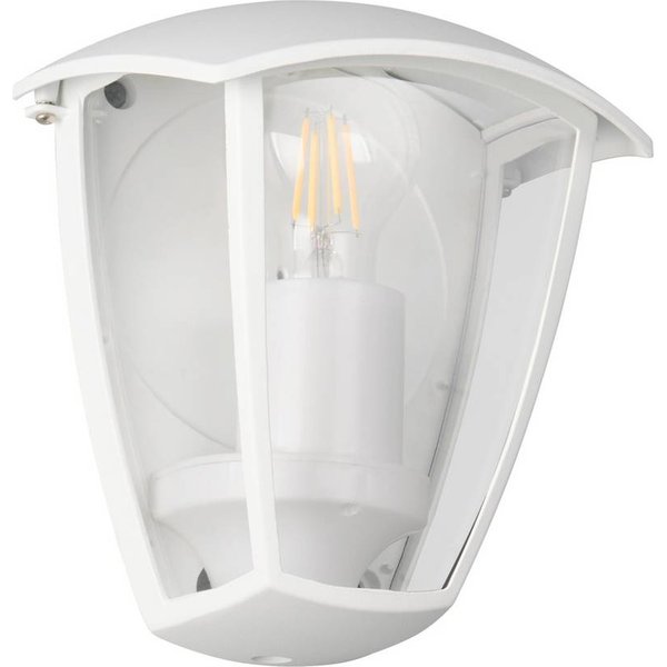 Außenwandleuchte VENTA, weiß, anliegend, Höhe 20 cm, IP44