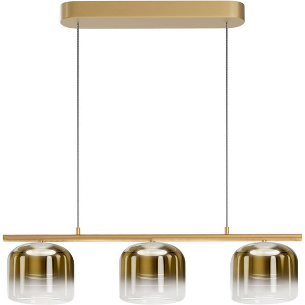 Maytoni LED-Hängeleuchte Spirito, 3-flammig, goldfarben, dim