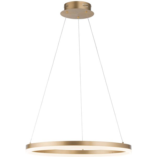 Paul Neuhaus LED-Hängelampe Titus, Ø 60 cm, messing, dimmbar