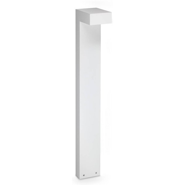 Ideal Lux LED-Wegelampe Sirio, weiß, Höhe 80 cm, Metall