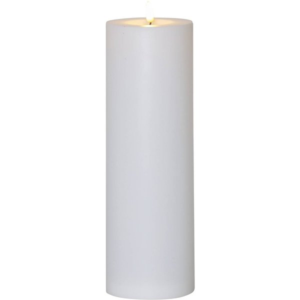 LED-Kerze Flamme Rak 32,5 cm weiß Kunststoff Batteriebetrieb
