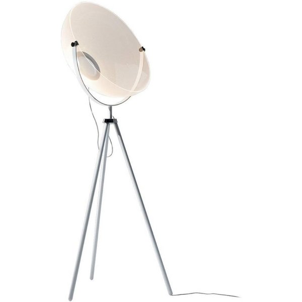 Stilnovo LED-Stehleuchte Demi Moon, weiß, Höhe 196 cm
