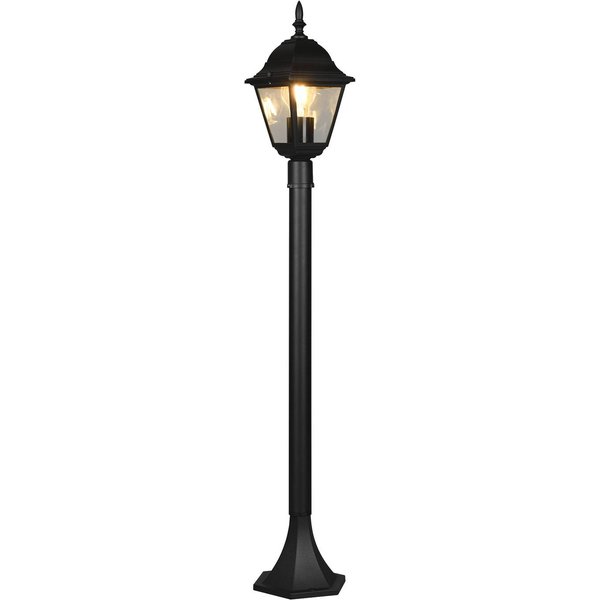 Wegeleuchte Livenza, schwarz, Höhe 100 cm, Aluminium, IP44