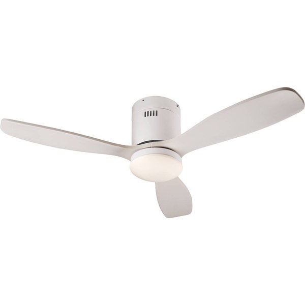 LED-Deckenventilator Siroco Mini, DC, leise, weiß, CCT