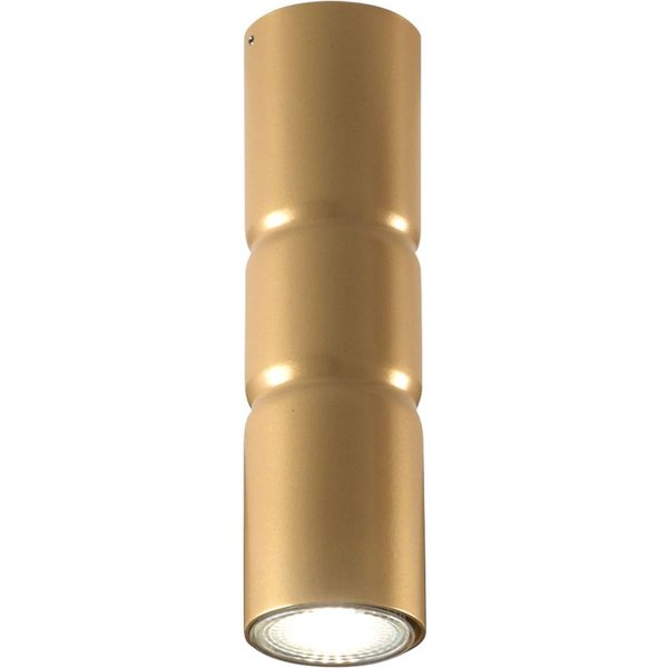 Deckenaufbauleuchte Turbo, feststehend, gold