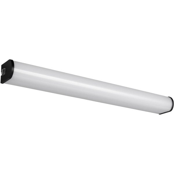 LED-Wandlampe Giacomo, Breite 60 cm, schwarz, Metall, IP44