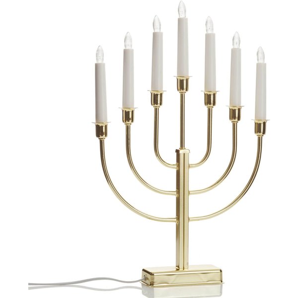 Kerzenleuchter Kristina, Höhe 47 cm, E10 LED, 7-flg., Metall