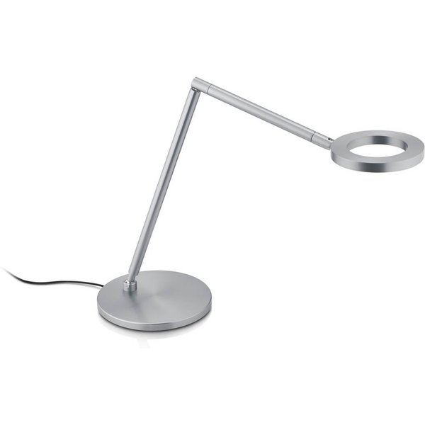 LED-Tischleuchte Tessa-T, nickel matt, CCT, Gestensteuerung