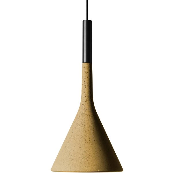 Foscarini Aplomb Hängeleuchte GU10 aus Beton gelb