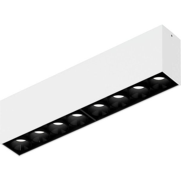 WEVER & DUCRÉ LED-Deckenlampe Linoo 8.0, schwarz/weiß Metall