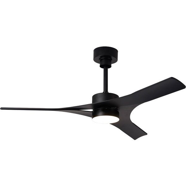 LED-Deckenventilator Thai schwarz DC-Motor leise Ø 122cm CCT