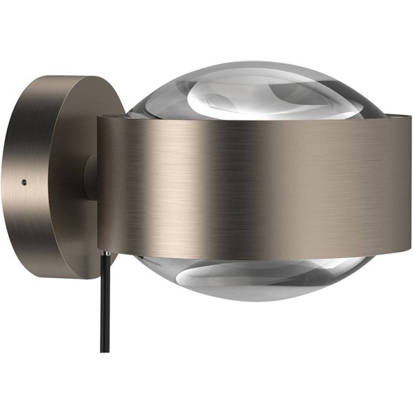 Puk Maxx Wall+ LED, Linsen klar, nickel matt