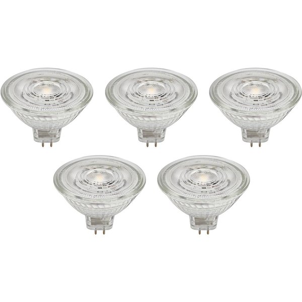 Prios LED-Reflektor GU5,3 4,9W 500lm 36° klar 840 5er-Set