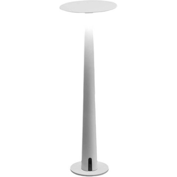 Nemo LED-Akku-Tischleuchte Portofino, weiß, Aluminium