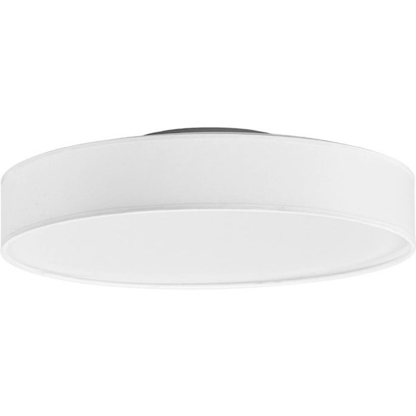 Lindby LED-Deckenlampe Saira, Ø 40 cm, weiß, Textil