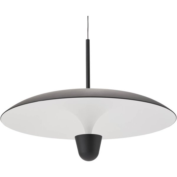 New Works LED-Pendellampe Kantarell, Ø 55 cm, schwarz