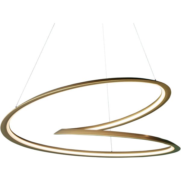 Nemo Kepler Hängelampe 2.700K Down Ø110cm gold