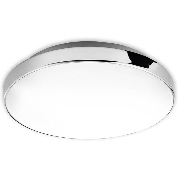 LED-Deckenlampe Malbona, Chromrahmen, Ø 28,5 cm