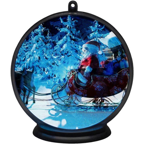 3D-Hologrammkugel Winterlandschaft, 42 LEDs