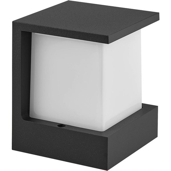 LED-Außenwandlampe FYNN-Y, anthrazit, 12 cm, IP65 CCT on/off