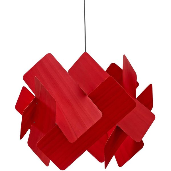 LZF Escape Pendel, Kabel schwarz Ø 30cm rot