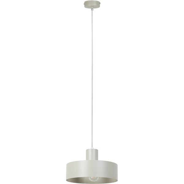Hängeleuchte Rif M, taupe, 1-flammig, Ø 25 cm, Stahl