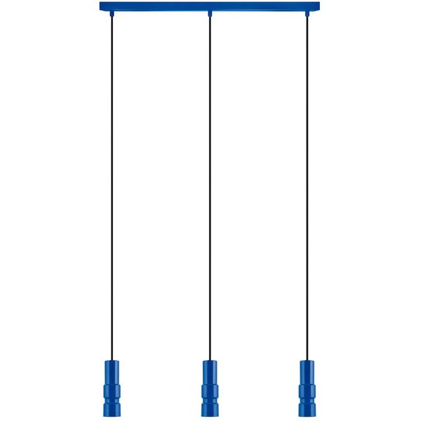 OSRAM Hängeleuchte Decor Bolty, blau, Länge 66 cm, 3-flammig