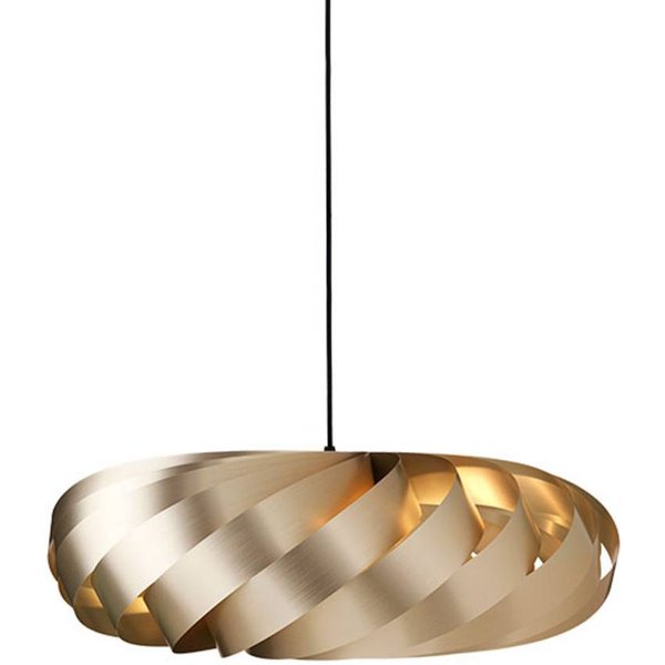 Tom Rossau Pendelleuchte TR5, Ø 40 cm, gold, Aluminium