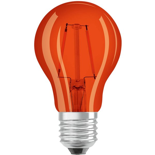 OSRAM LED-Lampe E27 Star Décor Cla A 2,5W, orange