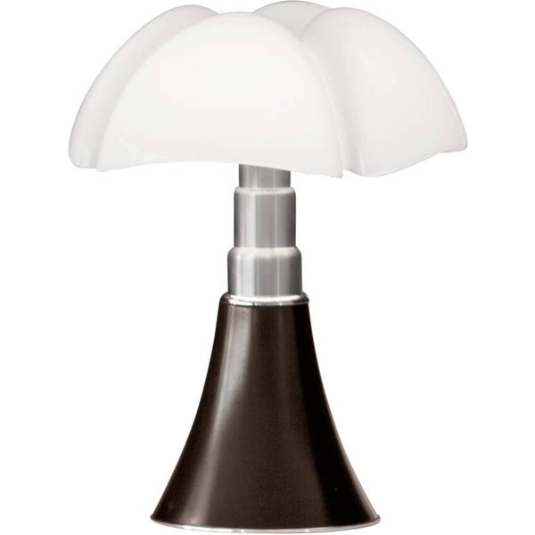 Martinelli Luce Pipistrello LED-Tischlampe, braun, dimmbar
