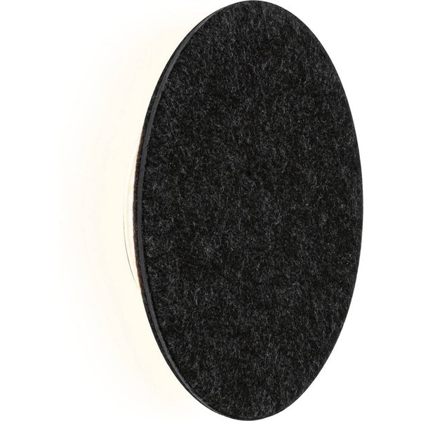 Paulmann LED-Wandleuchte Tulga, Ø 20 cm, anthrazit, Filz